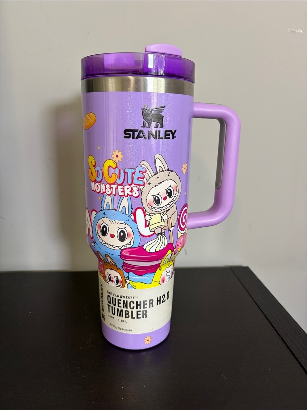 Stanley x Labubu So Cute Monsters 40oz Quencher H20 FlowState Tumbler NEW